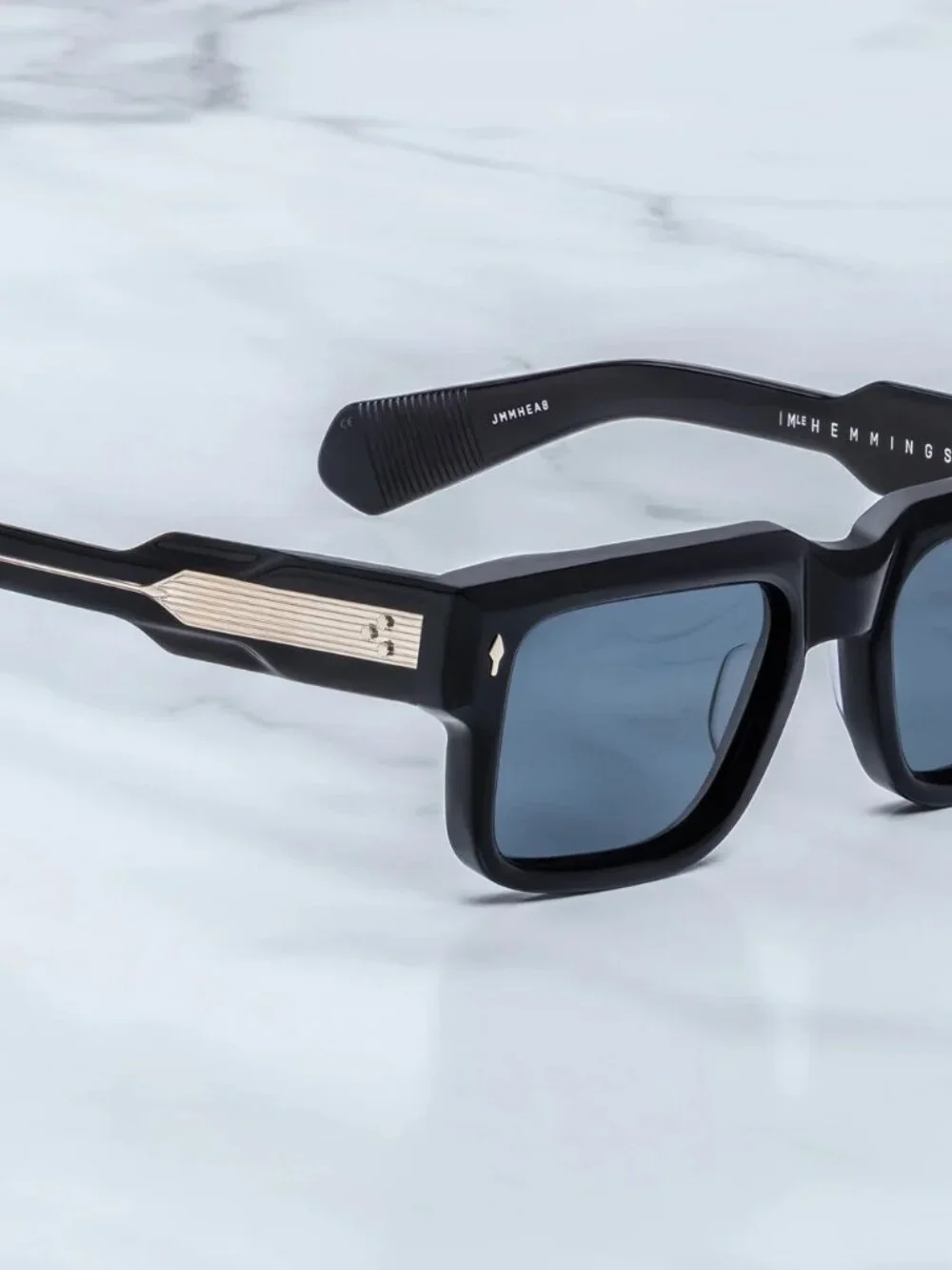 Jacques Marie Mage Hemmings Sun In Lacquer Black JMMHE8A JMM Hemmings Sunglasses